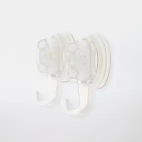 2 crochets Tenno transparent GoodHome