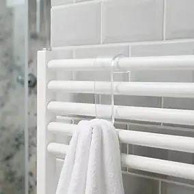 Crochet pour radiateur Lozon transparent GoodHome