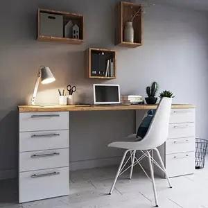 Carrelage de sol intérieur "Pine Wood" blanc - l. 20 x L. 80 cm