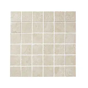 Mosaïque sol et mur beige 30 x 30 cm Soft Lime Stone