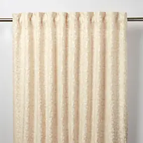 Rideau GoodHome Mulgrave coloris naturel l.140 x h.260 cm