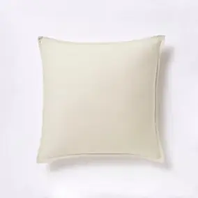 Coussin GoodHome Hiva coloris naturel 45 x 45 cm
