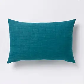 Coussin GoodHome Novan bleu 40 x 60 cm