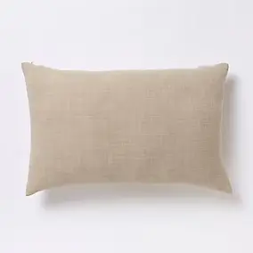 Coussin effet tissé Novan beige l.40 x L.60cm GoodHome