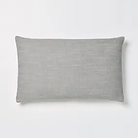 Coussin GoodHome Tiga gris 30 x 50 cm