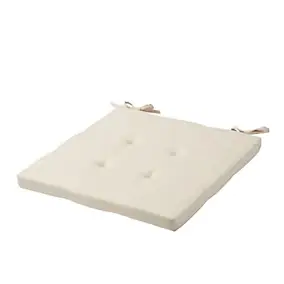 Galette de chaise coloris naturel 40 x 40 cm