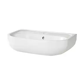 Lavabo en céramique blanc, l.56 x H.15 x P.40 cm, GoodHome Cavally