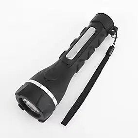 Lampe torche LED Diall 50 lumens Noir
