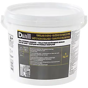 Colle toile de verre Diall 5kg Blanc