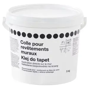 Colle blanche prête à l'emploi pour revêtement muraux - 5 kg
