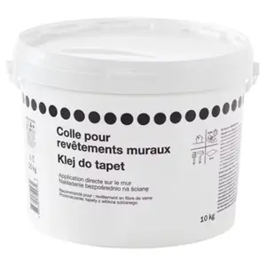 Colle blanche prête à l'emploi pour revêtement muraux - 10 kg