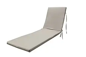 Coussin bain de soleil L.185x55 cm Cocos taupe