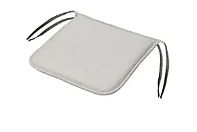 Galette de chaise carrée Cocos taupe