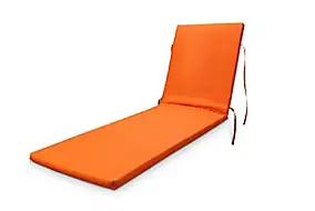 Coussin bain de soleil Cocos orange mandarine