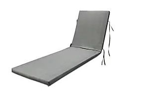 Coussin bain de soleil L.185 x 55 cm Cocos gris