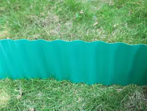 Bordure PVC - Vert - Long. 9 m x Haut. 15 cm