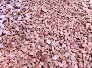 Gravillons marbre rose (sac de 25 kg)