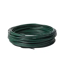Fil de tension Blooma en acier coloris vert Ø.2,70 mm x L.50 m
