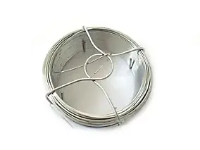 Fil à lier Blooma en acier coloris argent Ø.1,10 mm x L.50 m