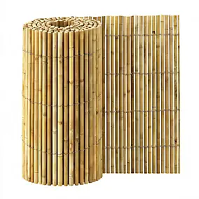 Canisse en bambou fendu teinte naturelle L.300 x H.100 cm, Klikstrom