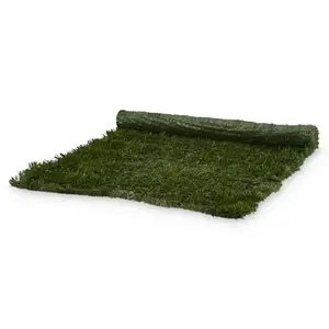 Haie artificielle 3 couleurs vert/marron - H. 1 m x L. 3 m