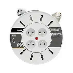Enrouleur ménager Diall HO5VVF 3G1mm² 10m
