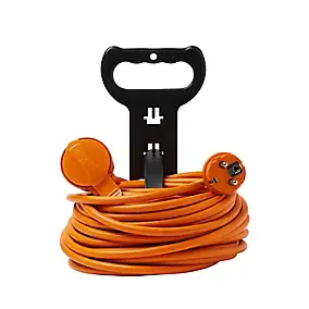 Rallonge orange Diall H05VVF 3G1 5mm² 40m avec clapet