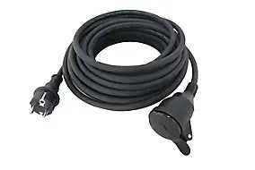 Rallonge électrique Diall H07RNF 3G1 5mm² avec clapet 20m noir