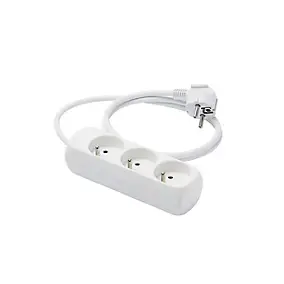 Multiprise 3 prises 1m Homepower blanc