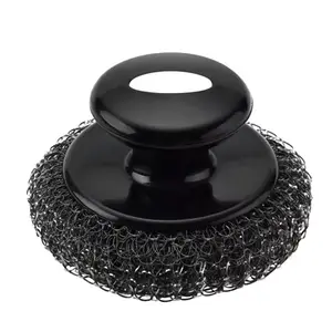 Brosse ronde de nettoyage pour plancha