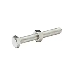 10 boulons tête héxagonale inox 8 x 60 mm