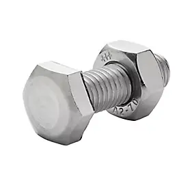 10 boulons tête héxagonale inox 10 x 30 mm