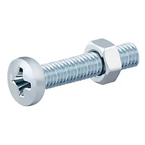 20 vis métaux acier zingué 3 x 20 mm