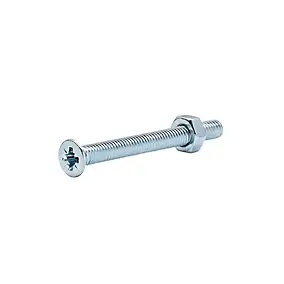 20 vis métaux tête fraisée acier zingué 4 x 40 mm