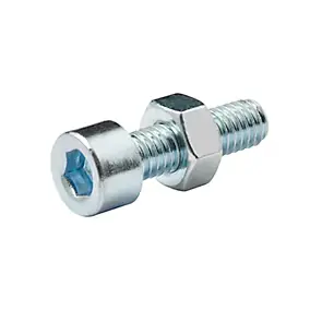20 boulons tête cylindrique acier zingué 6 x 20 mm