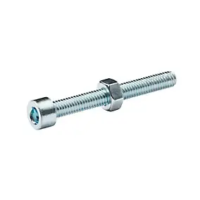 20 boulons tête cylindrique acier zingué 6 x 50 mm