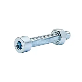 20 boulons tête cylindrique acier zingué 8 x 50 mm