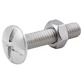 10 boulons poêlier inox A2 6 x 30 mm