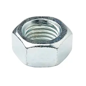 Écrous hexagonaux en acier zingué ø 20 - 10 pièces