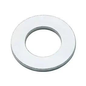 Rondelles plates moyennes en acier au carbone ø 14mm - 20 pièces