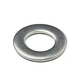 Rondelles plates de taille moyenne en acier inoxydable A2 ø 8mm - 10 pièces