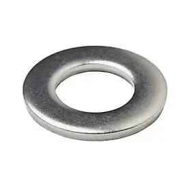 Rondelles plates de taille moyenne en acier inoxydable A2 ø 10mm - 10 pièces