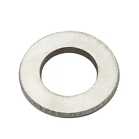 Rondelles plates de taille moyenne en acier inoxydable A2 ø 12mm - 10 pièces