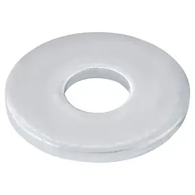 Rondelles plates larges en acier au carbone ø 10mm - 10 pièces