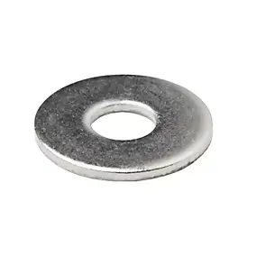 Rondelles plates larges en inox ø 8mm - 10 pièces