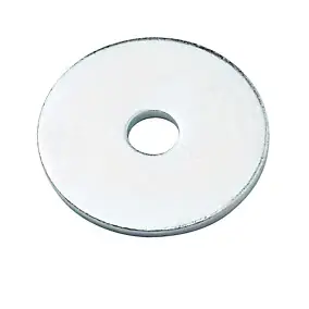 Rondelle plate en acier zingué ø5 mm - 10 pièces