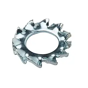 Rondelles dentelée en acier au carbone ø 4mm - 10 pièces