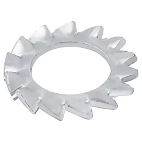 Rondelles dentelée en acier au carbone ø 8mm - 10 pièces