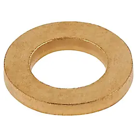 Rondelles plates étroites en laiton ø 6mm - 10 pièces