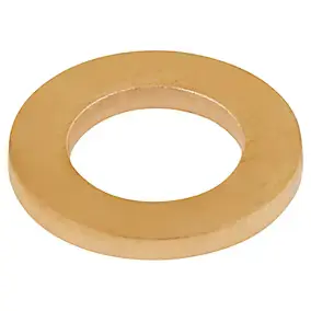 Rondelles plates étroites en laiton ø 8mm - 10 pièces